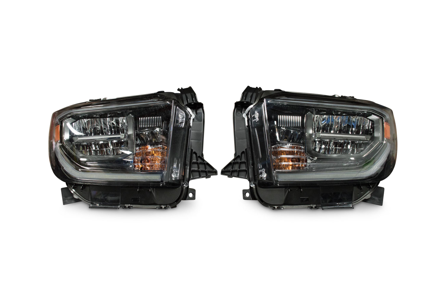 OEM LED Headlights: Toyota Tundra (18+) (Gunmetal / Left)