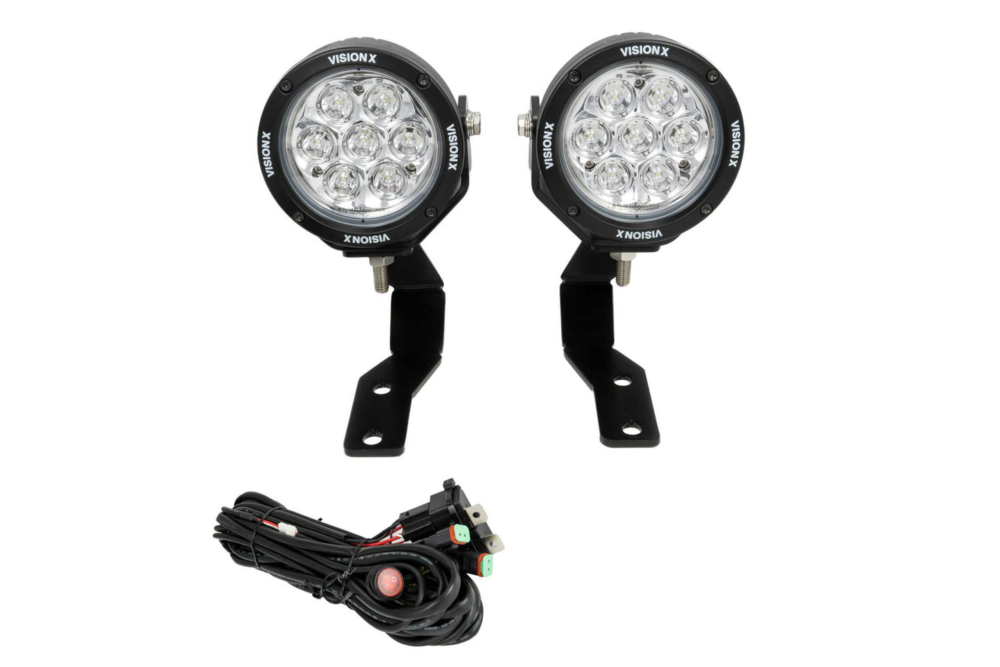 Vision X A-Pillar LED Lighting System: Ford Ranger (19+) (2x 20W Mini Cannon Pods)