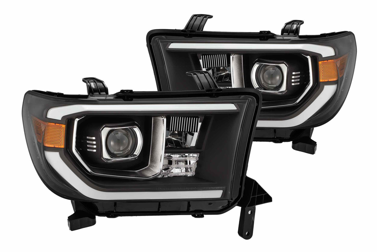 ARex Luxx LED Headlights: Toyota Tundra (07-13) - Black w/ Adj (Set)