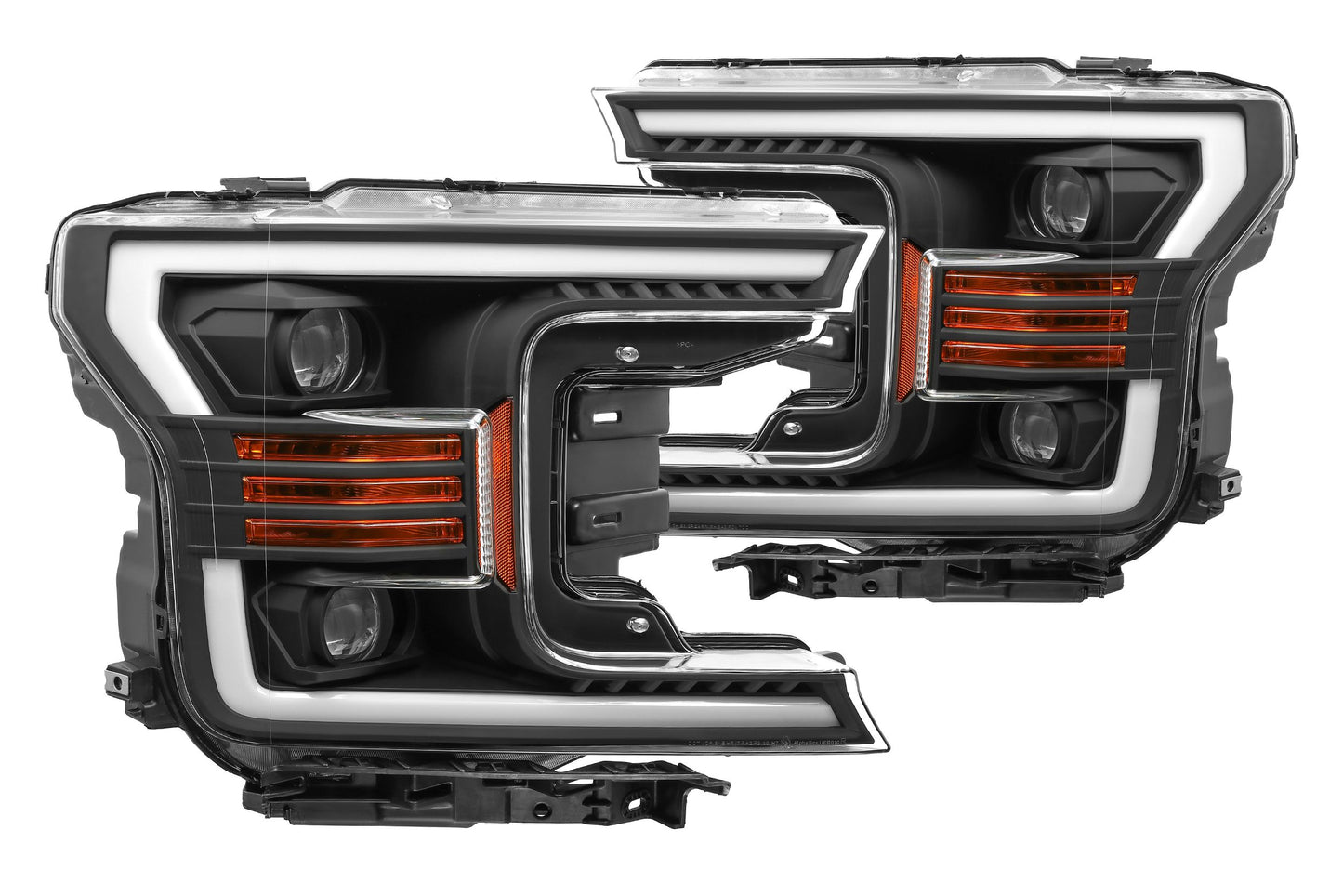 ARex Pro Halogen Headlights: Ford F150 (18-19) - Jet Black (Set)