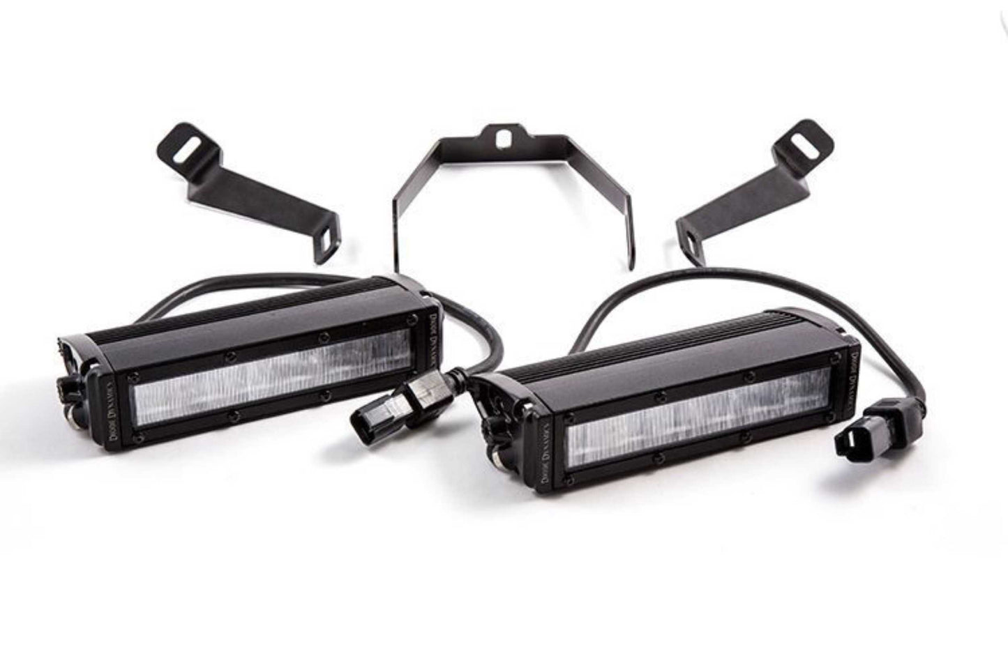 DD Grille-Mount LED System: Subaru WRX (15-17) (Amber / Wide Beam) (2x SS6 Bars)