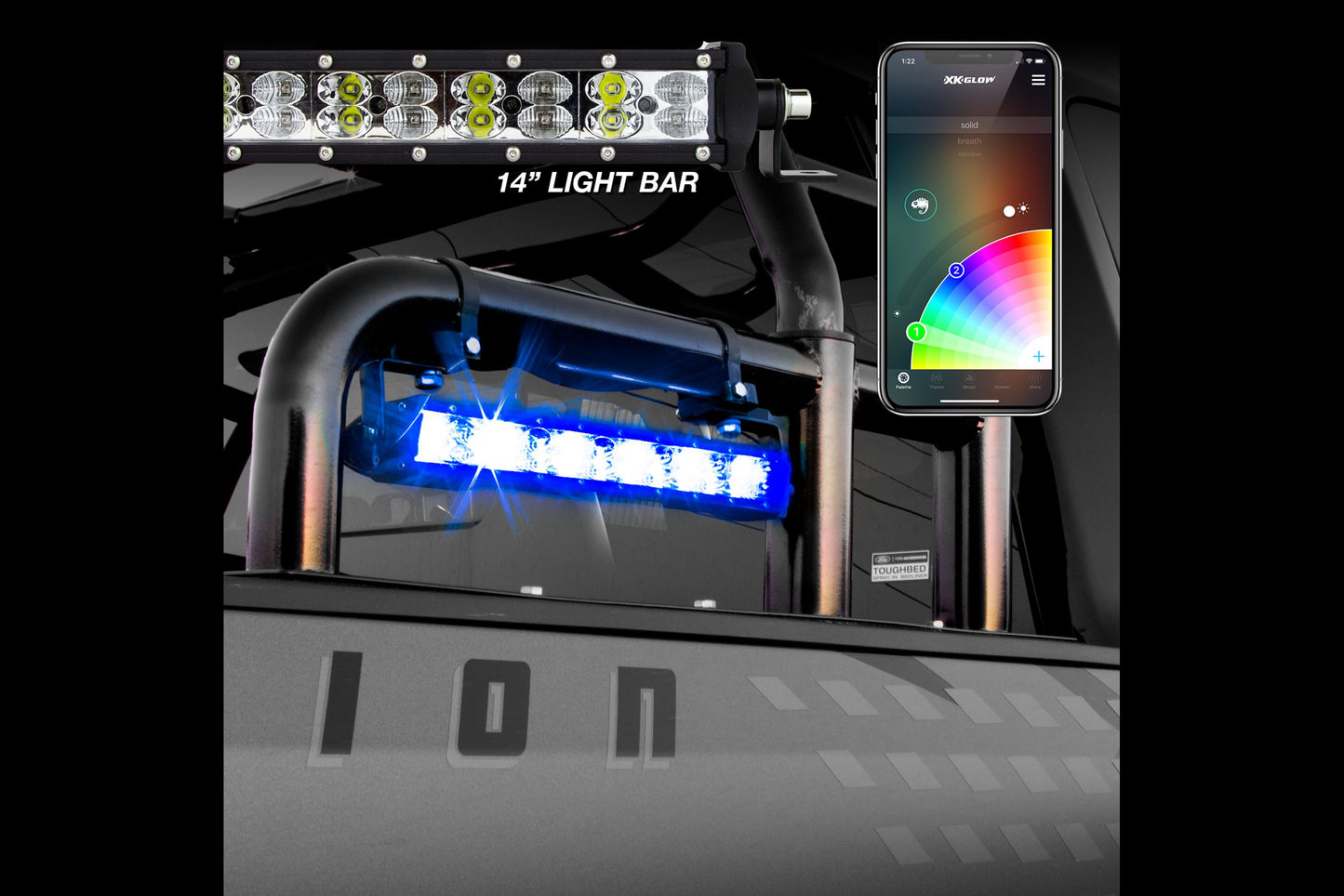 XKChrome RGB LED Light Bar: 32in