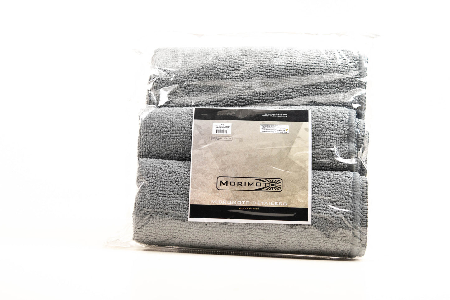 Microfibers: MicroMoto Detailing Towels (3 Pack / Gray)