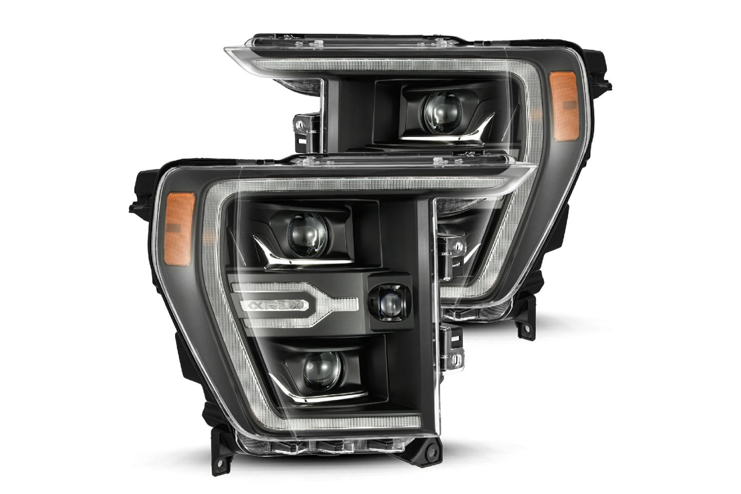 ARex Luxx LED Headlights: Ford F-150 (21+) - Black (Set)
